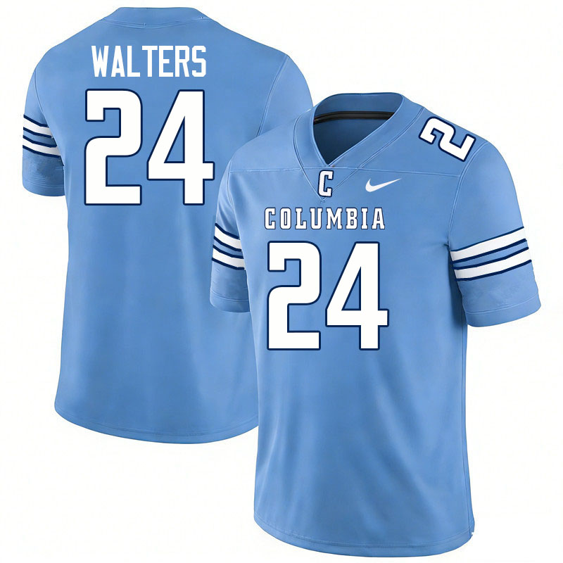 Columbia Lions #24 Michael Walters College Football Jerseys,Uniforms Stitched-Columbia Blue